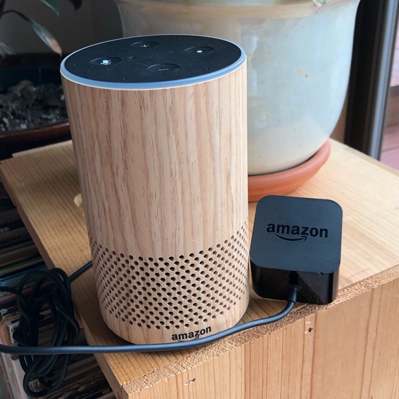 Amazon Other - Amazon Echo 2nd gen Wood Grain Speaker